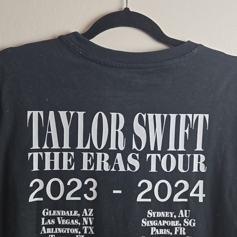Taylor Swift The Eras Tour T-Shirt Official Concert Cities 2023-2024-Size Medium - Picture 10 of 12